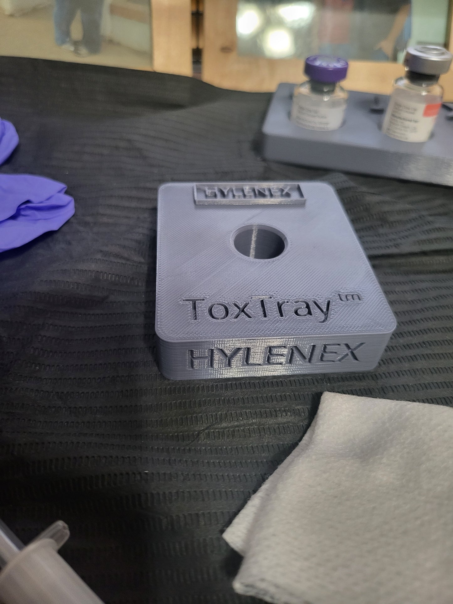 Hylenex Spill-Reducing ToxTray Tower - Single Tray for Aesthetic Practices and Nurse Injectors