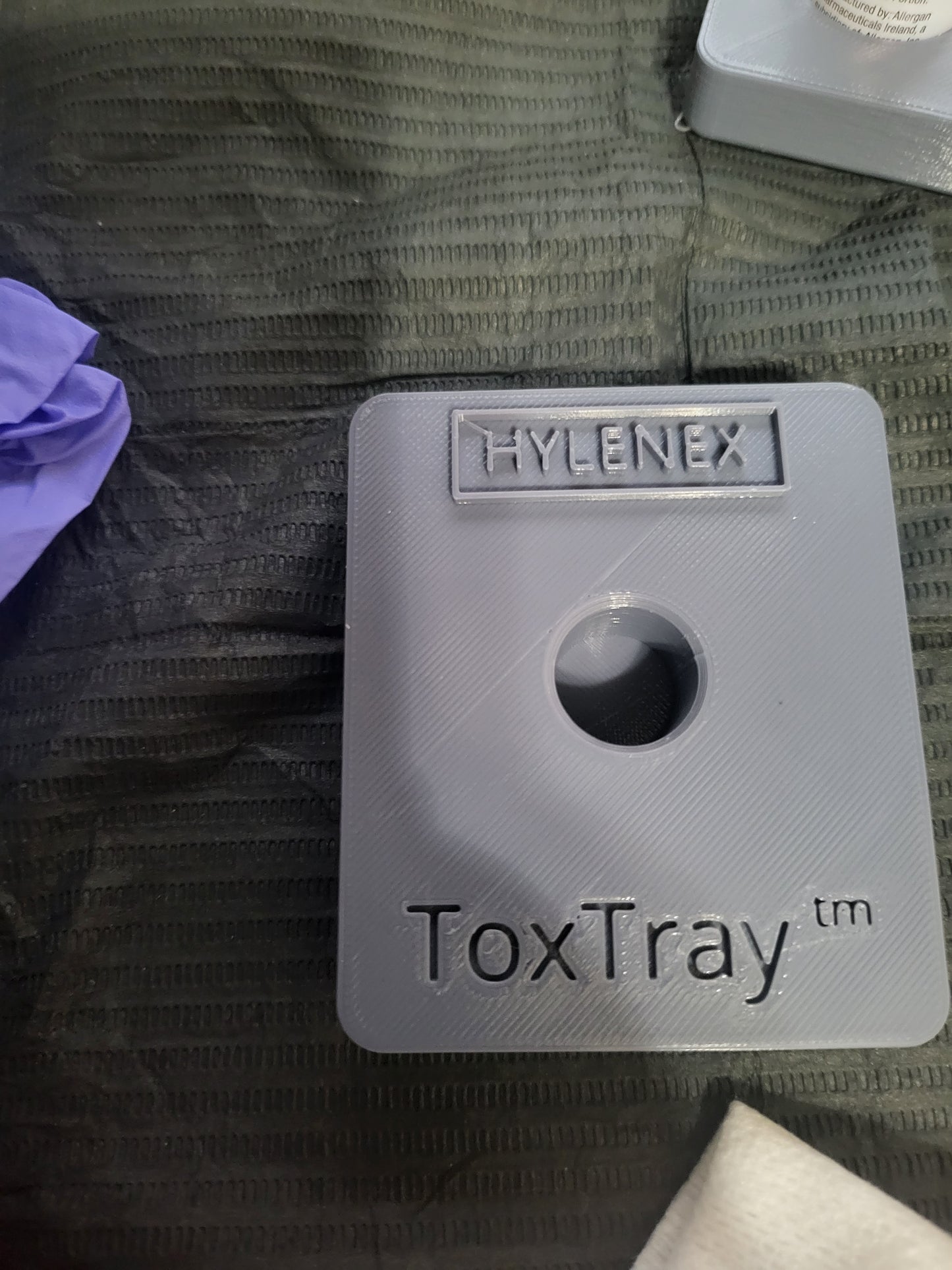 Hylenex Spill-Reducing ToxTray Tower - Single Tray for Aesthetic Practices and Nurse Injectors