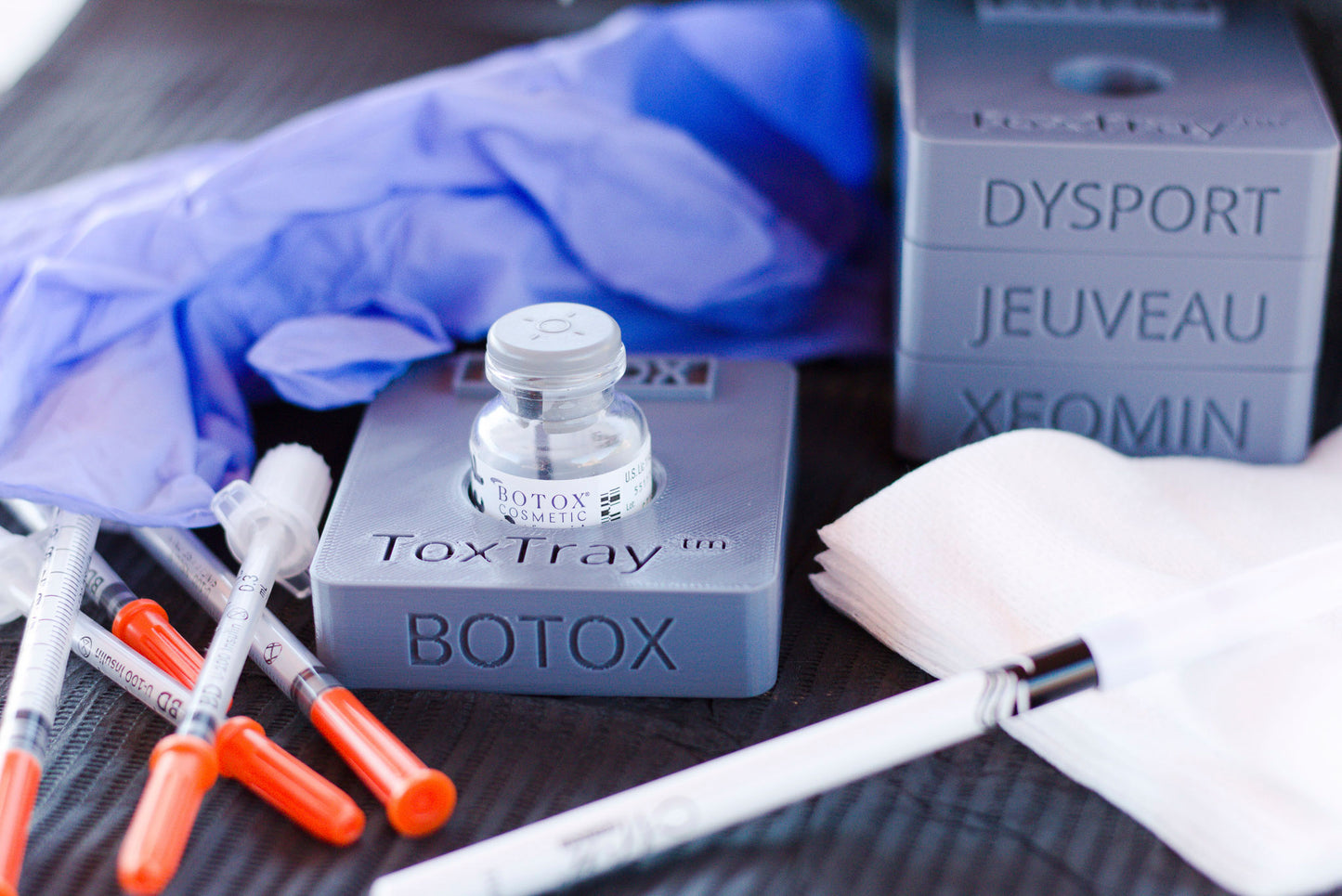 Botox Spill Reducing ToxTray Tower, Botox, Xeomin, Dysport, and Jeuveau. MedSpa Aesthetic Nurse Injectors, NP, PA's, MD's, Beauty Nurse Gift